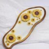 Sunflower Candle Plate