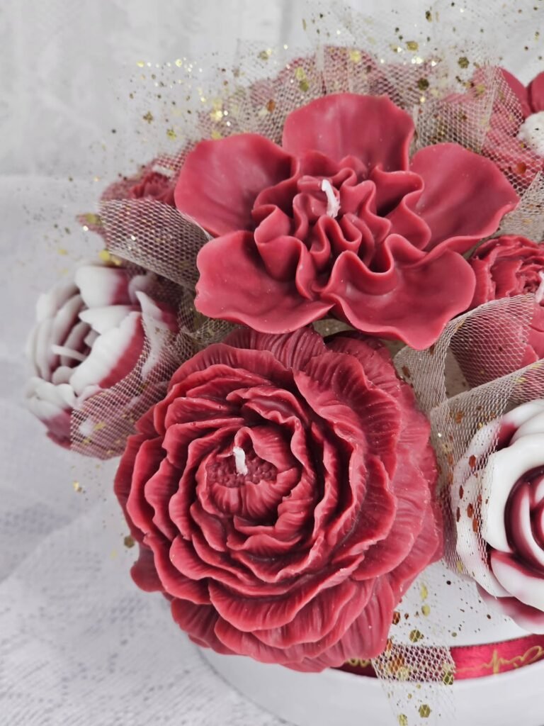 Red Rose Candle Bouquet