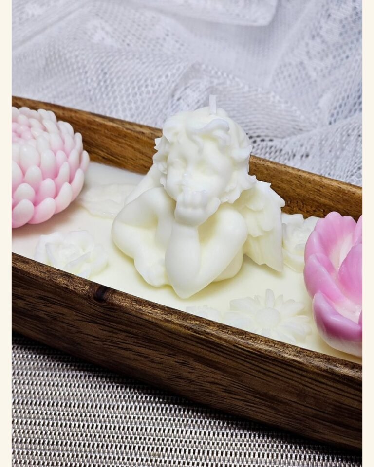 Cherub Candle Tray
