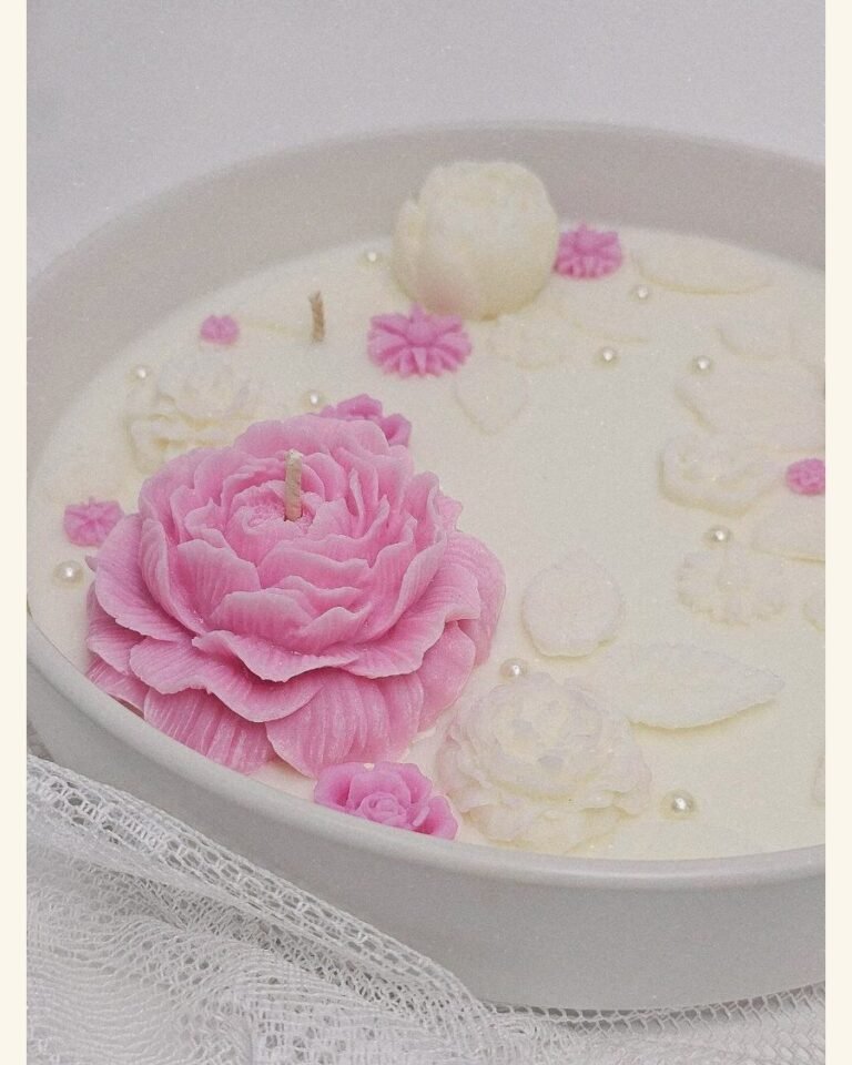Peony Candle Bowl