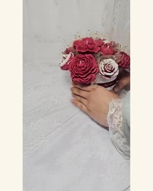 Red Rose Candle Bouquet