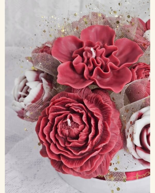 Red Rose Candle Box