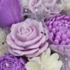 Lilac Rose Candle Arrangement