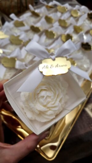 Rose Candle Party Favor 002