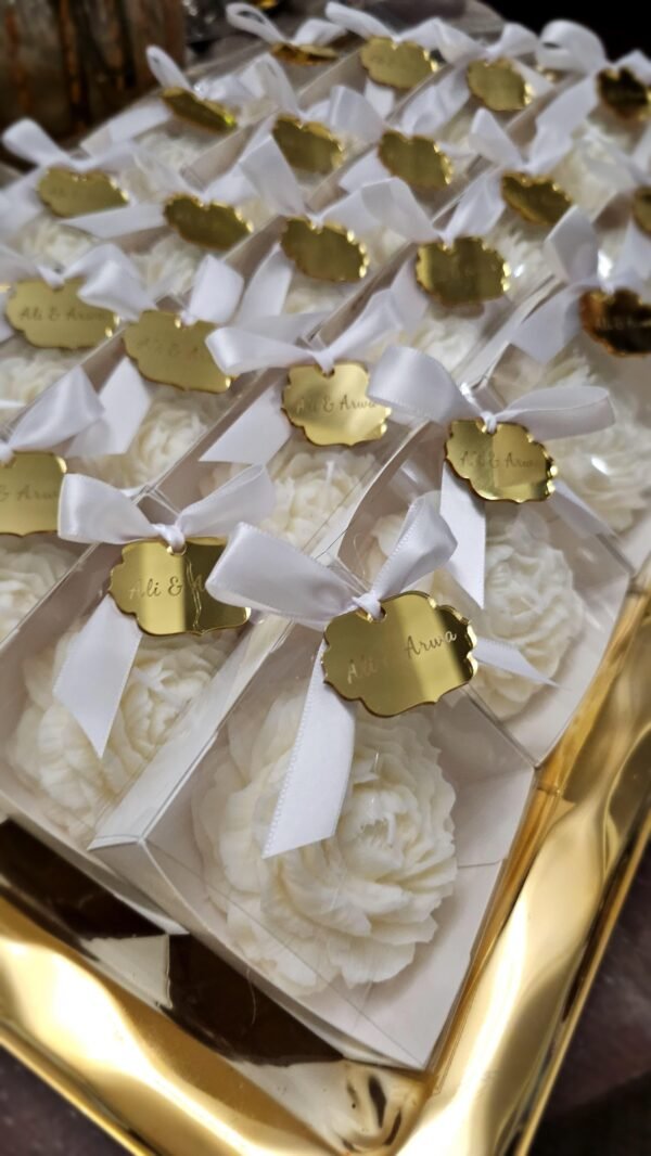 485 Rose Candle Party Favor 002