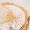 Engraved folding fan