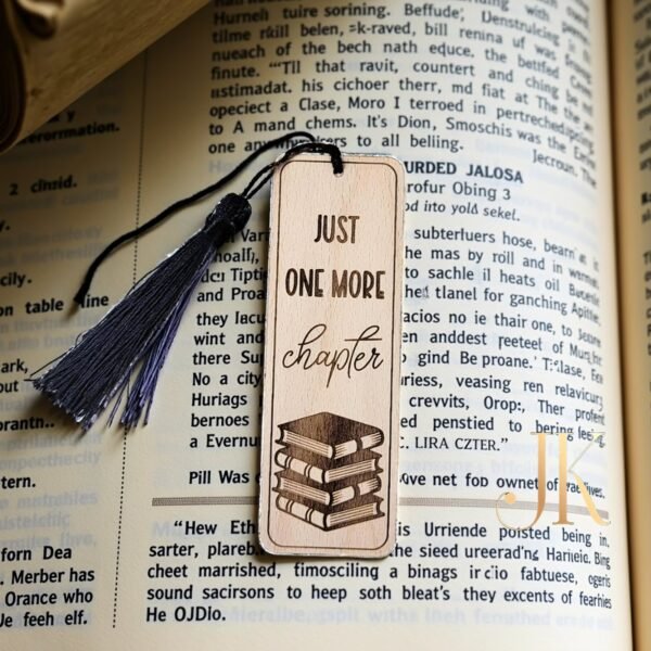 Engraved Wooden Bookmark