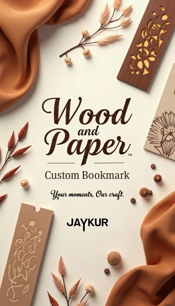 Engraved Wooden Bookmark