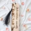 Engraved Wooden Bookmark