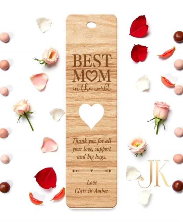 Engraved Wooden Bookmark