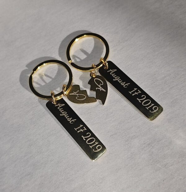 Engraved Keychain Set