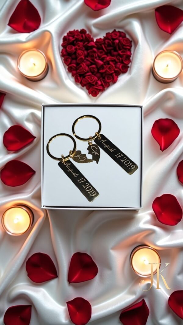 Engraved Keychain Set
