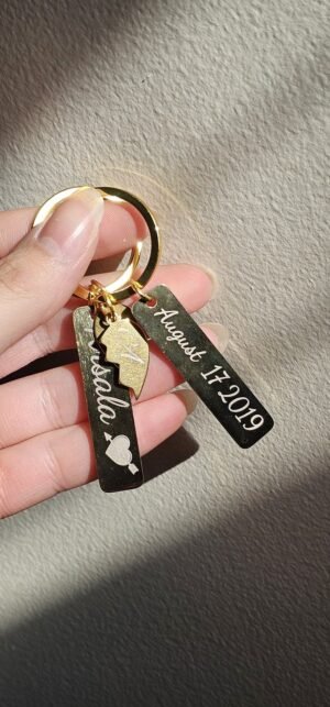 Engraved Keychain Set