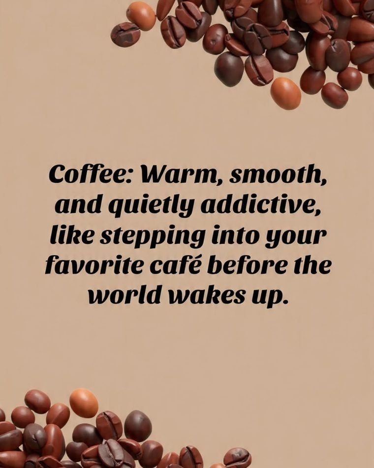 Coffee scented candle