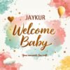 Welcome Baby Bear Plaque