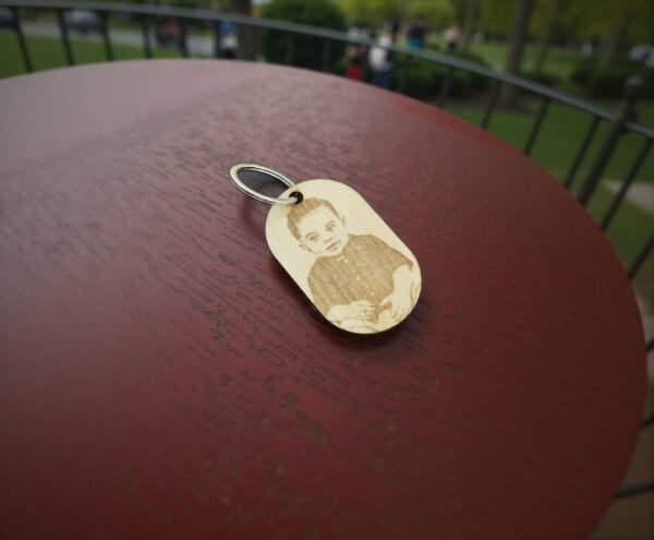 Wooden Photo Medallion