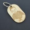 Wooden Photo Medallion