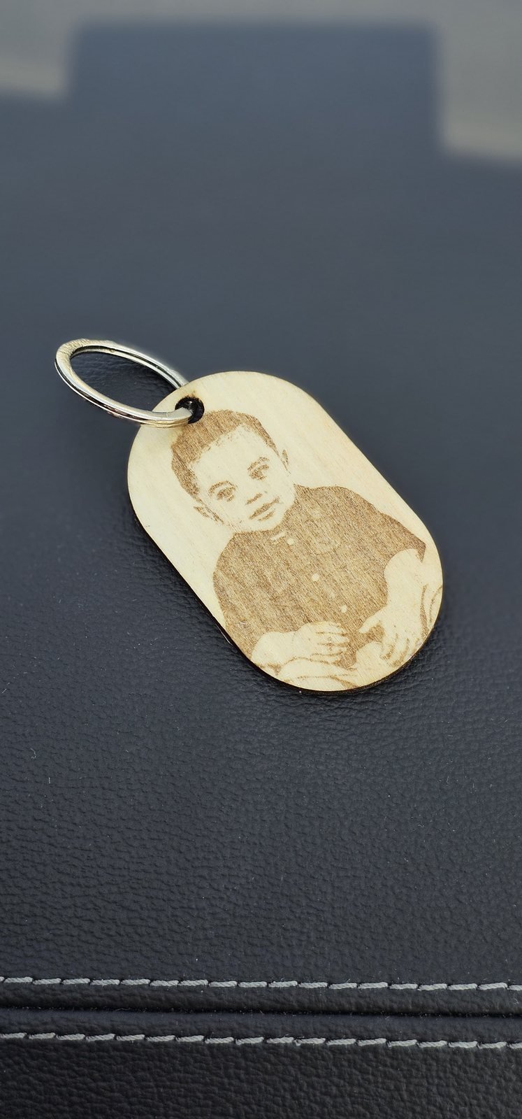 Wooden Photo Medallion